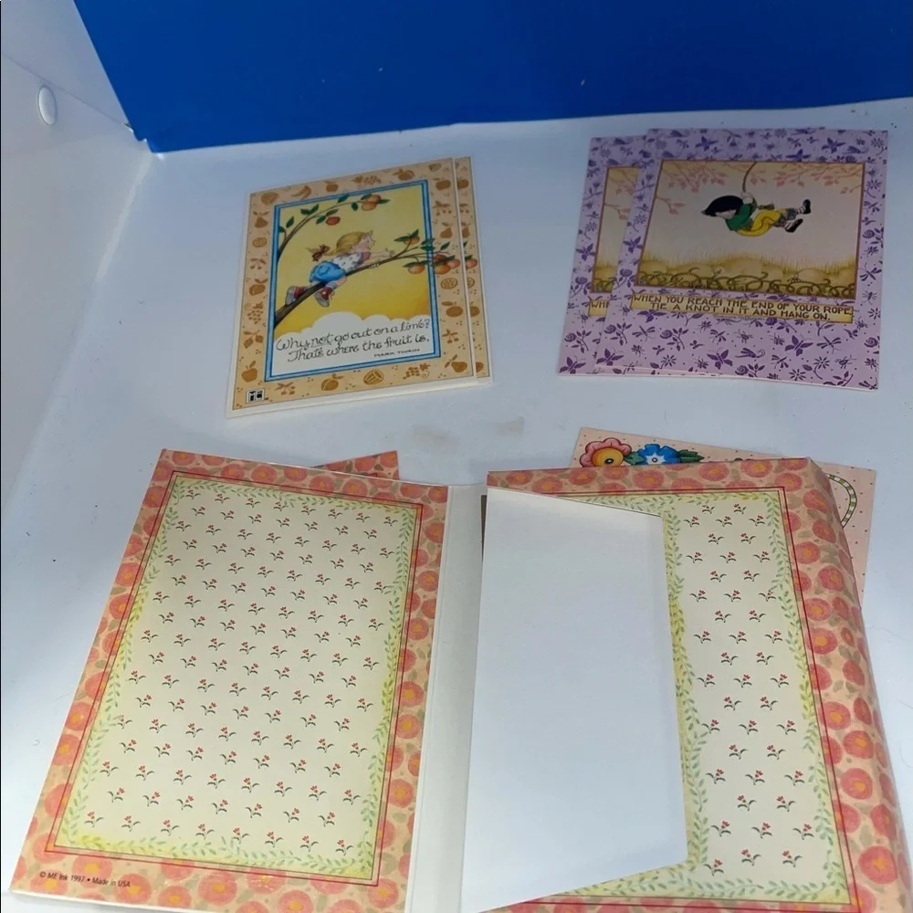 Set of 6 Mary Engelbreit cards as pictured- CUTE!!